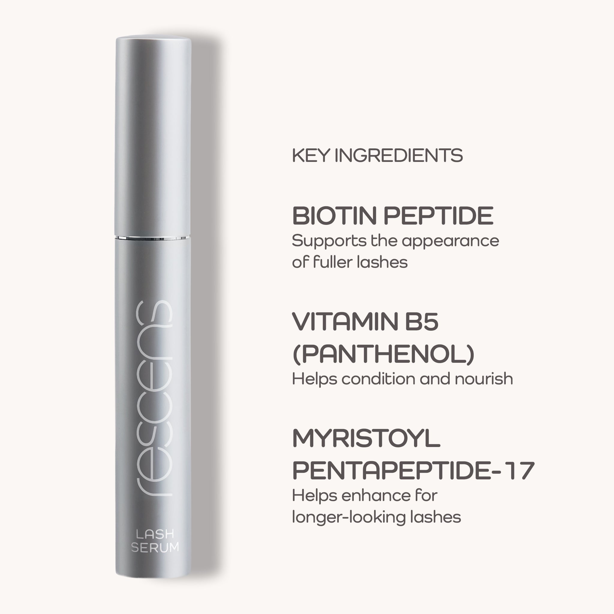 Peptide Lash Serum - Rescens Cosmetics