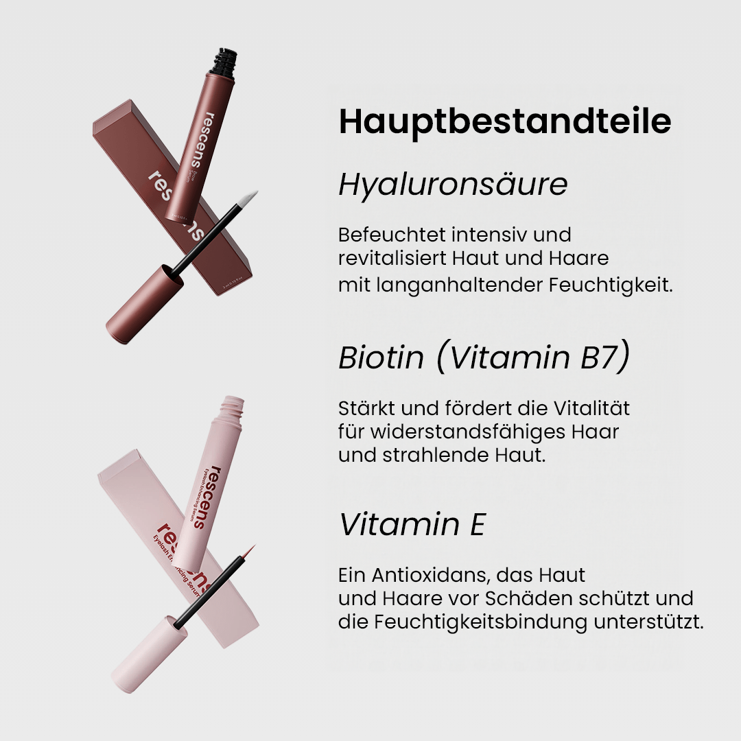 Wimpern - & Augenbrauenset - Rescens
